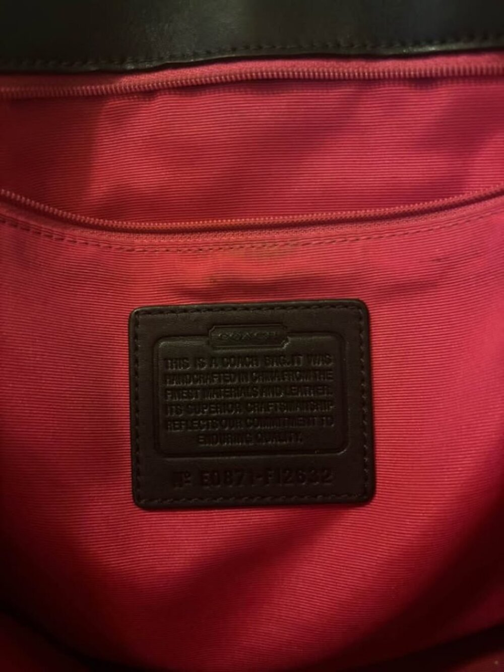 Vintage Y2K Coach Hampton Tattersall Houndstooth Satchel - $100 (MSRP $328) - Picture 4 of 5